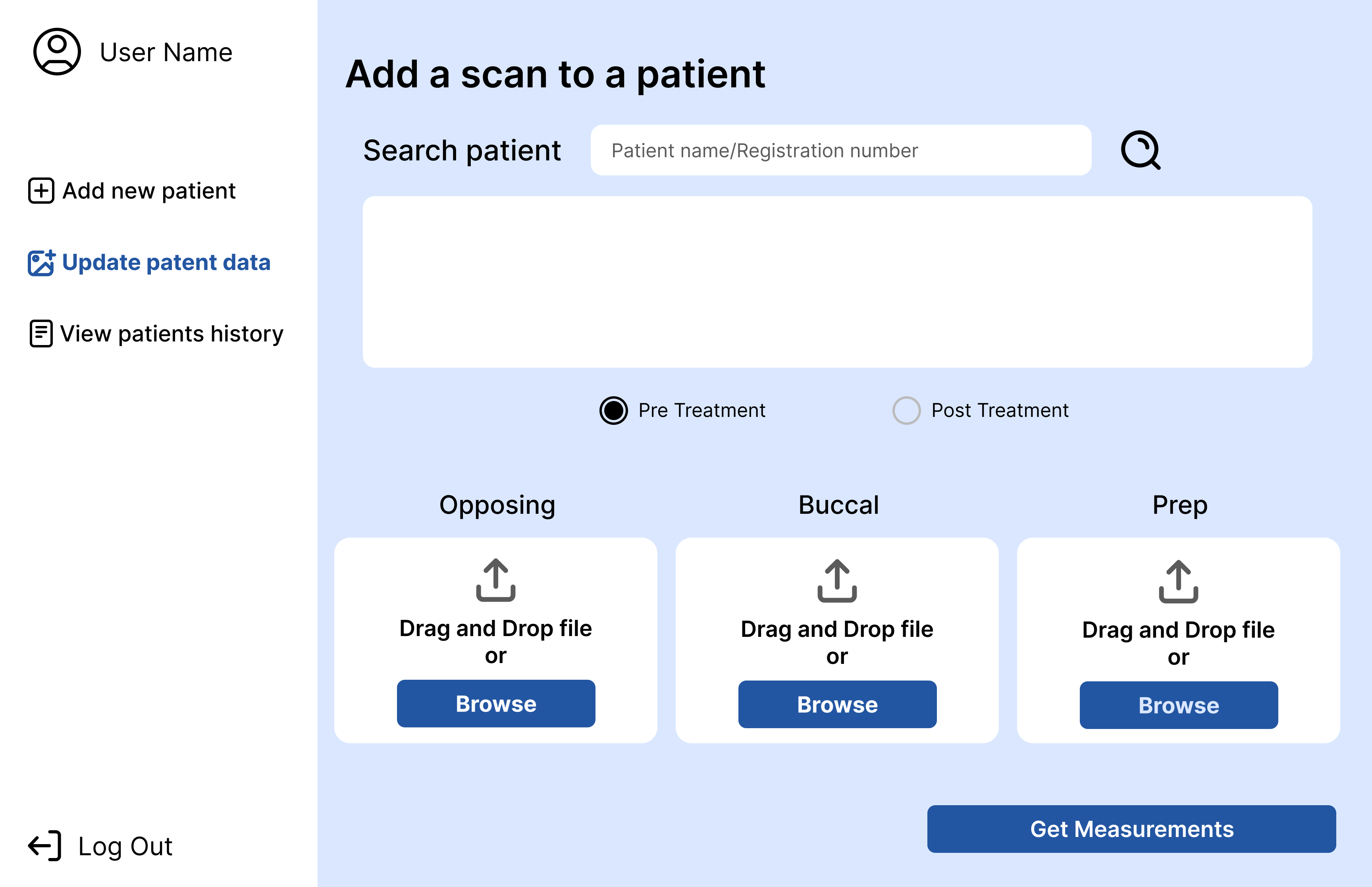 patient data